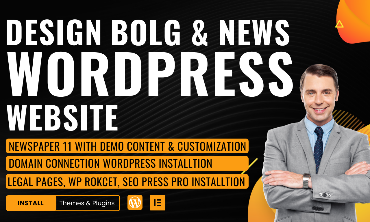 25755I Will Create / Design Responsive Elementor WordPress Website by Themes & Plugin