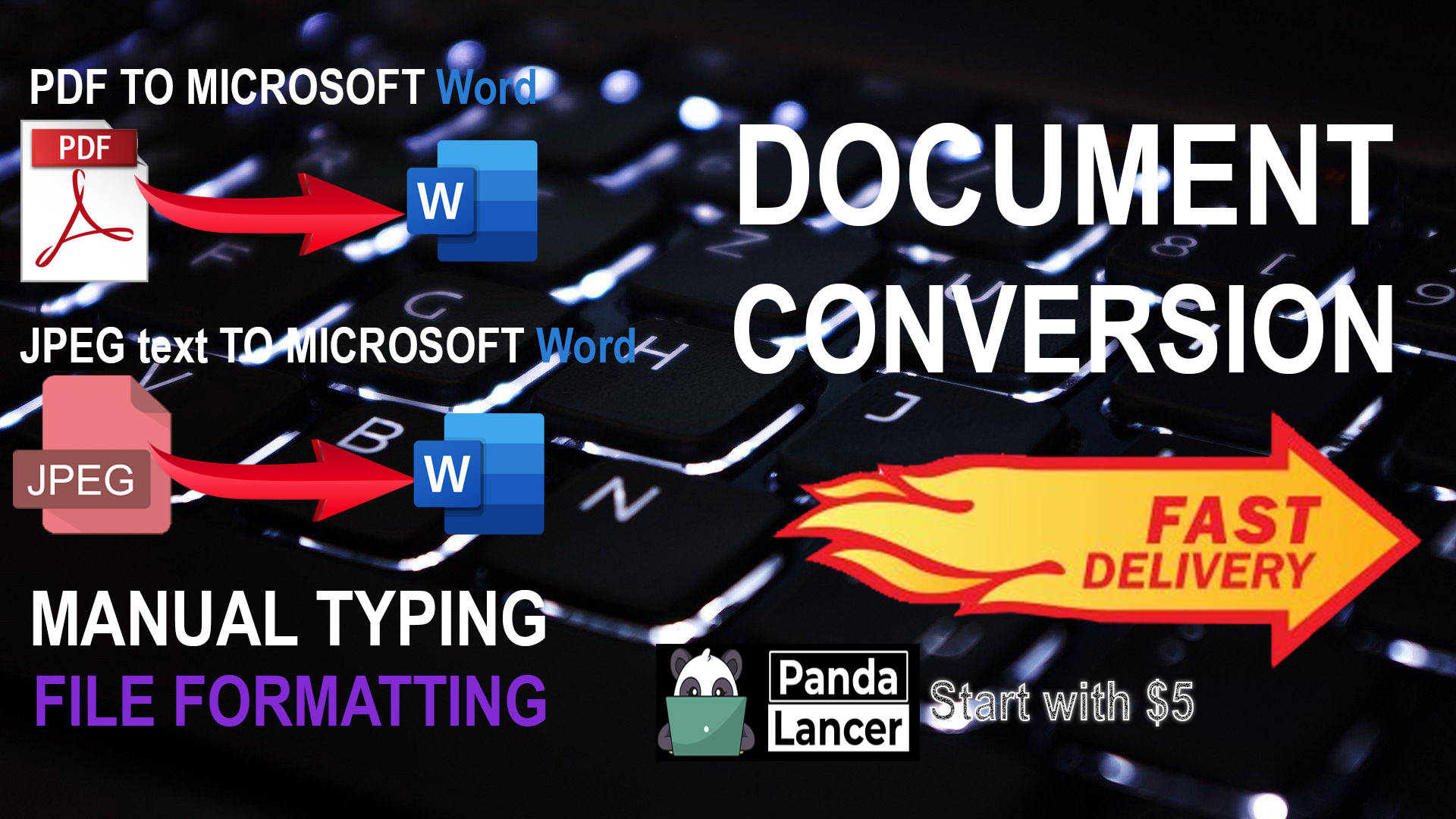33247I will convert your PDF or picture text to Microsoft word documents