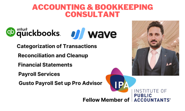 30875Quickbooks Bookkeeping, Accounting,xero, wave Expert