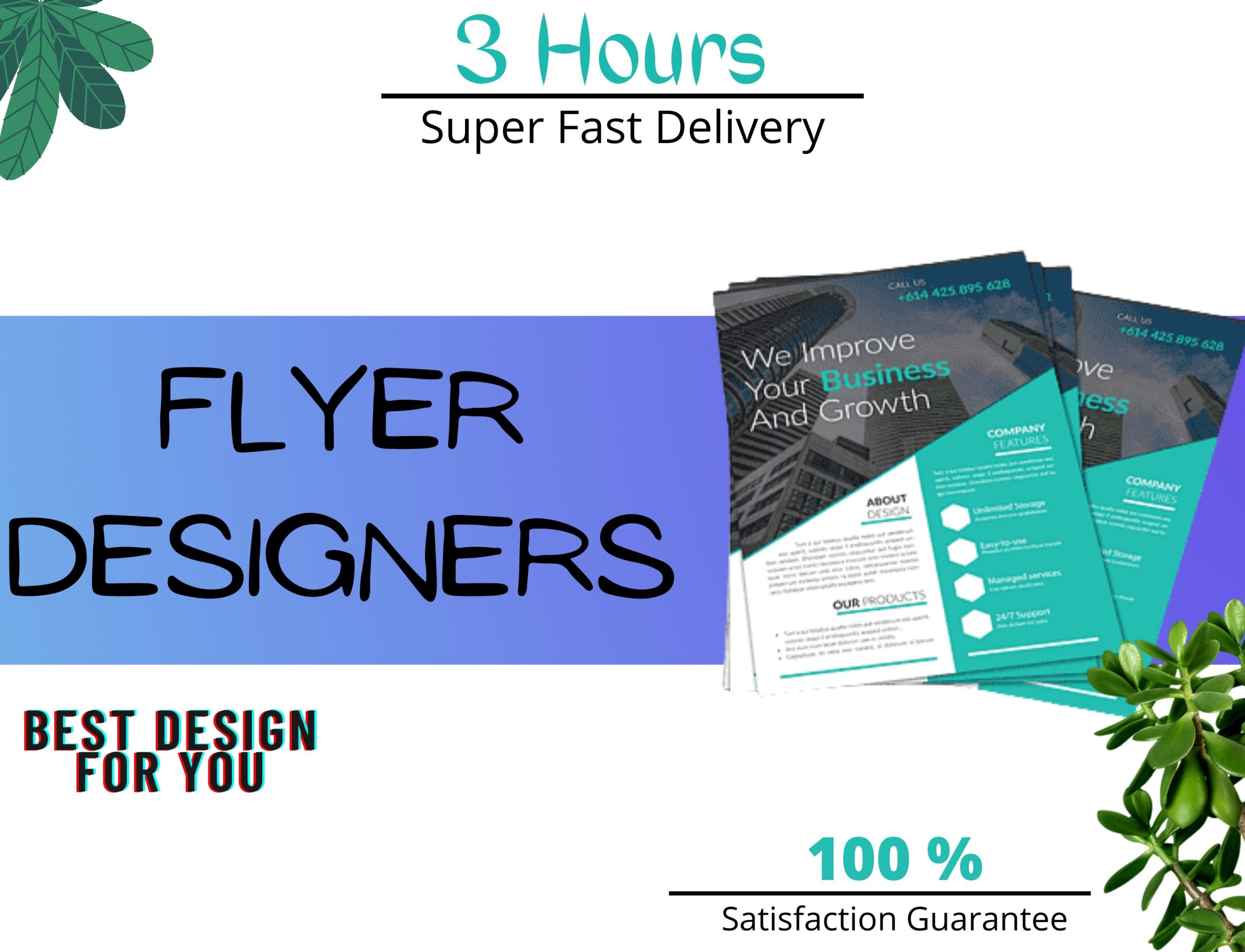 52447develop custom flyers and brochures as well as logo and t shirt design for you