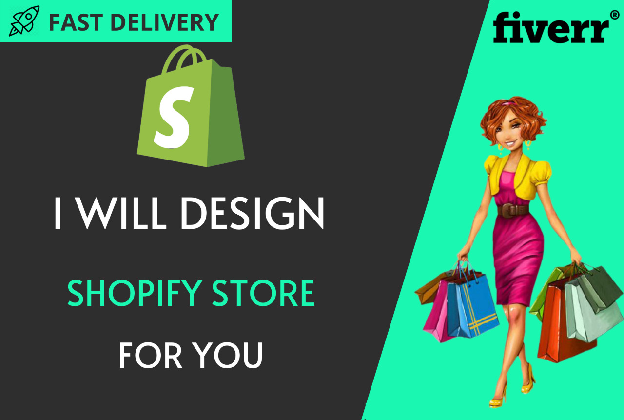 56941I will design shopify clothing store, fashion store, boutique, shopify clothing