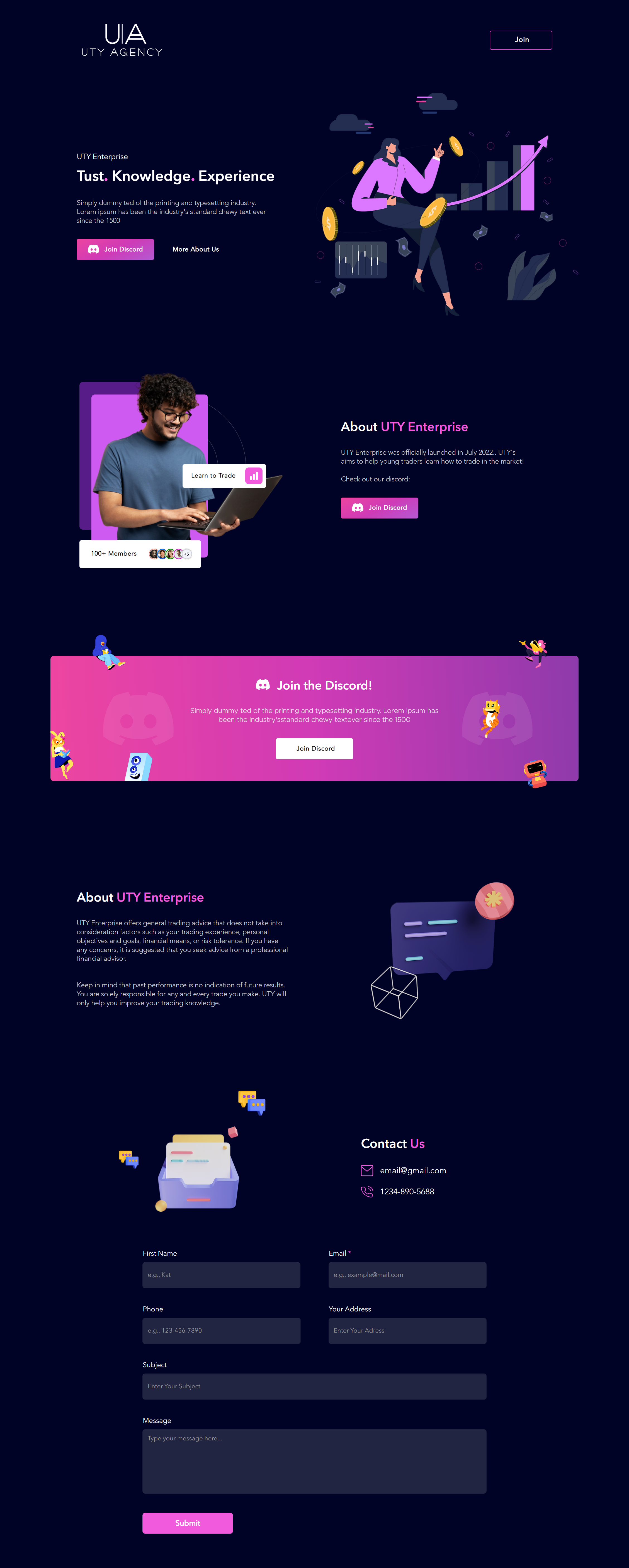 45147I will design a modern Photoshop landing page for your website