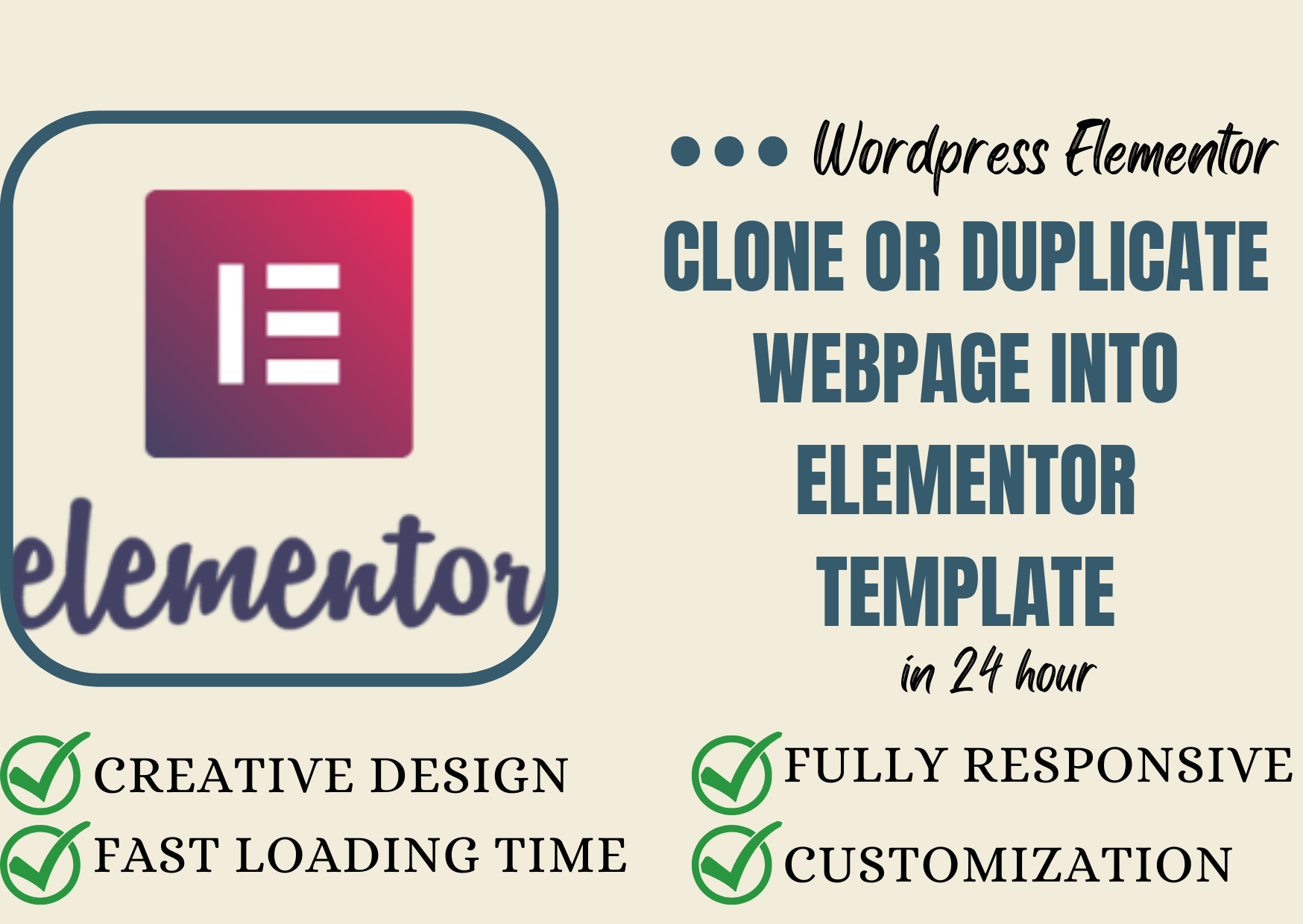 80093I will clone or duplicate webpage into elementor template