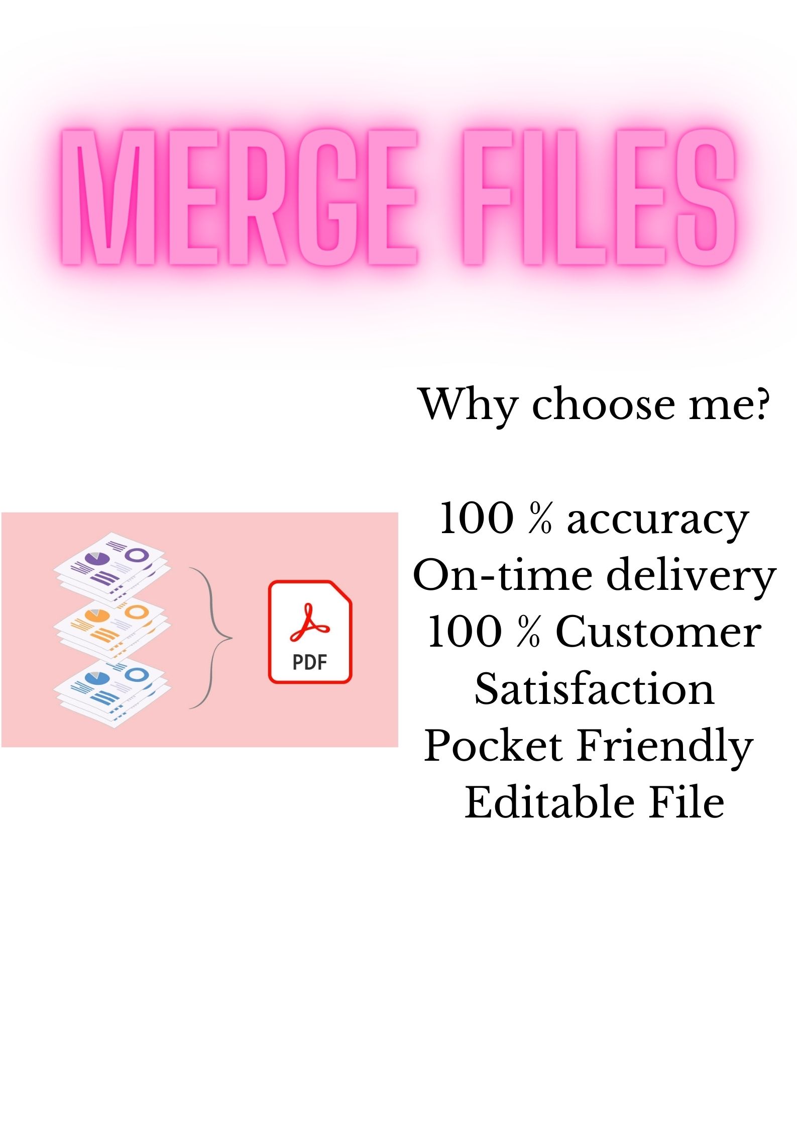 103969I’ll merge multiple word documents and format or PDF files into one doc or PDF