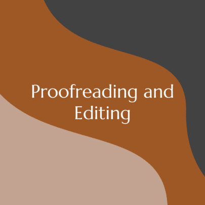 130749Proofreading and editing