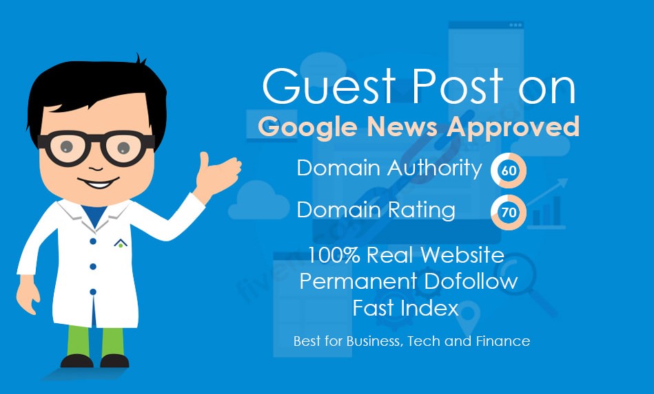 138942I will write and publish a guest post on a google news approved website.