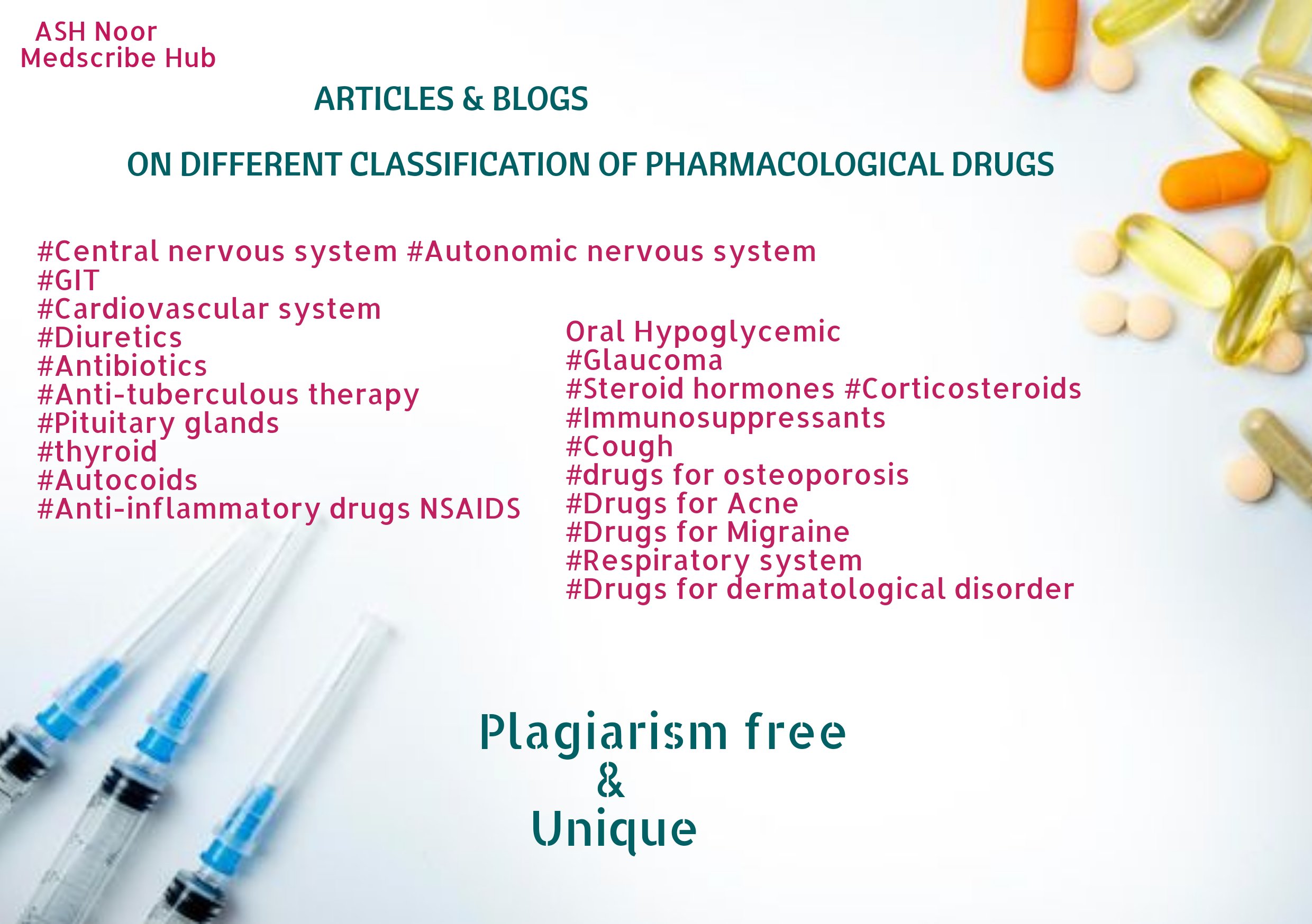 194065I will write an expert pharmacology drug article and blog