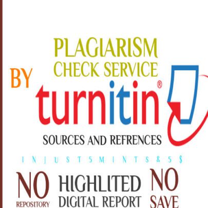 192177I will do data analysis plagiarism,grammer check of your docs by turnitin