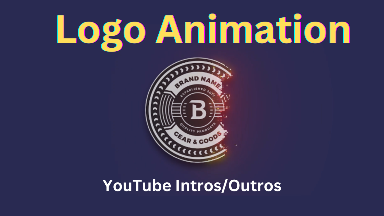 194171I Will Create YouTube Intro/Outro/Logo Animation